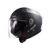 LS2 OF603 Infinity II Solid Matt Black Open Face Helmet - 609298_1