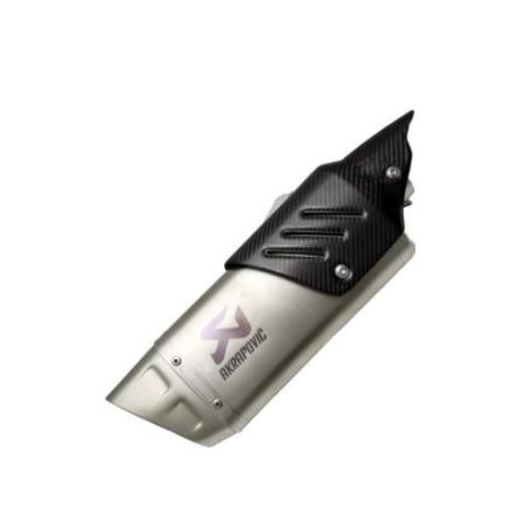 نظام عادم كاتم صوت من ألياف الكربون من Akrapovic مصنوع من الفولاذ المقاوم للصدأ - 875536