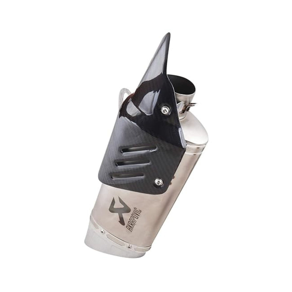 نظام عادم كاتم صوت من ألياف الكربون من Akrapovic مصنوع من الفولاذ المقاوم للصدأ - 875536