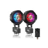 2.75 MMR-02 Motorcycle LED Projector Spotlight Dual Color External Lens