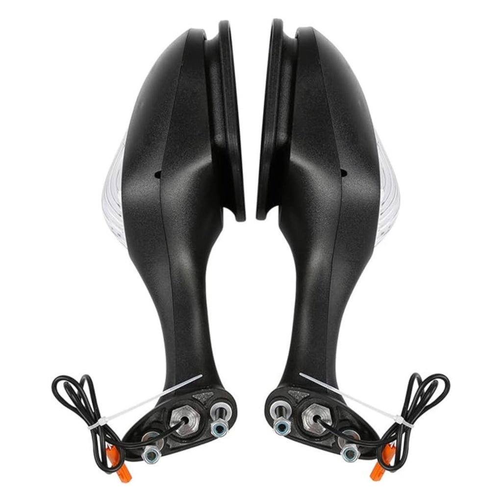 Honda CBR1000 2008-12 Mirror Set Clear Lens (Pair, OEM-fit, LED-ready)_4