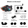 Y80 H&S Motorcycle Wireless Helmet Intercom (Bluetooth 5.3) Headset_3