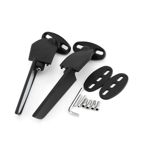 PROTAPER Universal Folding Motorcycle Adjustable Sport Rear View Mirror Pair_1