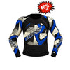 ATROX CE-3515 Motorcycle Riding Jacket Black White Blue - 850144