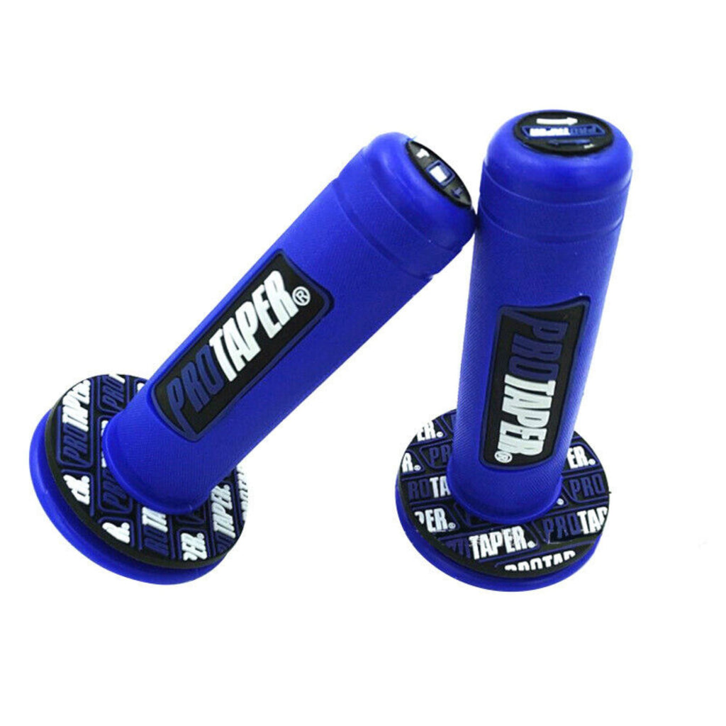 مقابض المقود PRO TAPER للدراجة النارية باللون البرتقالي والأصفر والأزرق والأحمر - HP S055