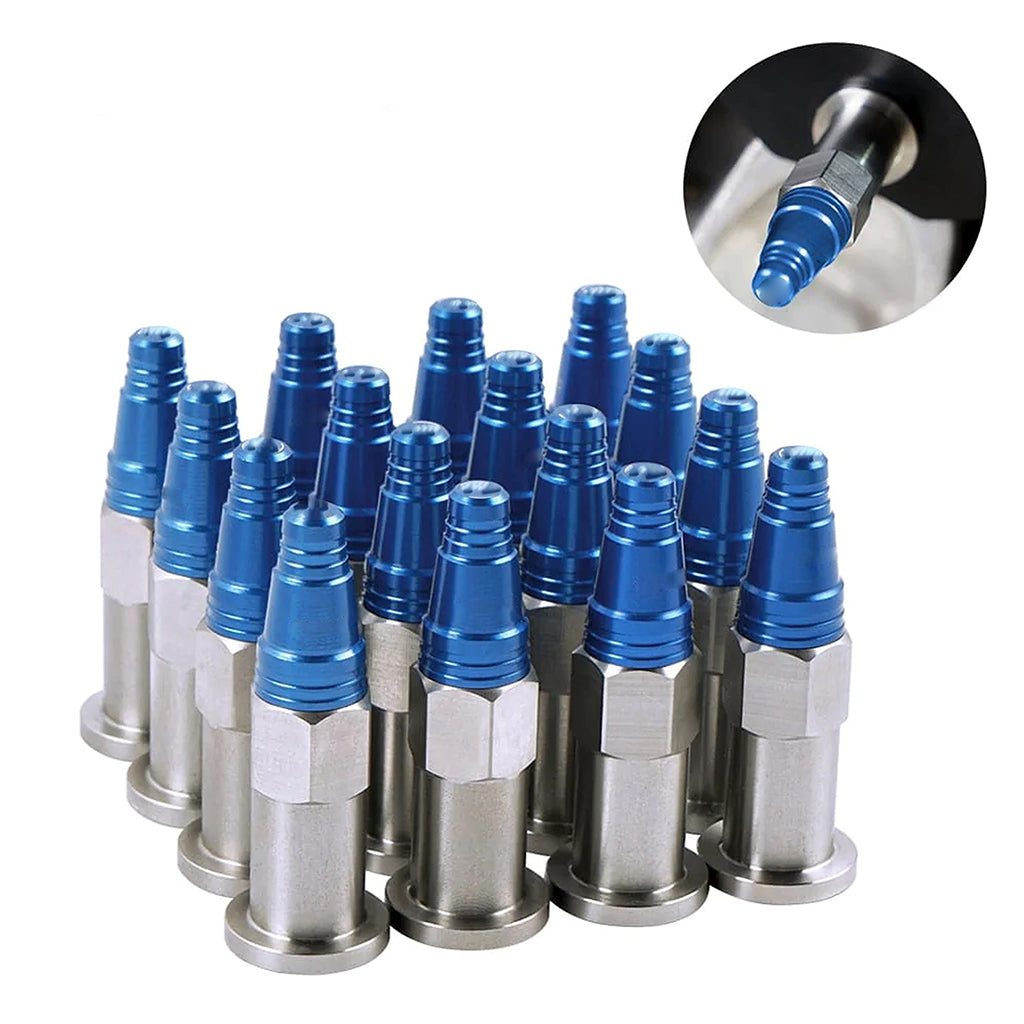 Aluminum Wheel Lug Nuts- Blue_2