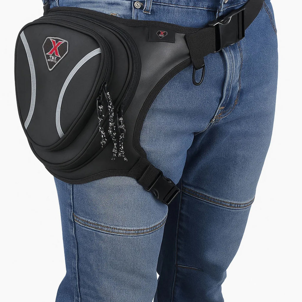 TEX 45 Waterproof Motorcycle Thigh Bag or Cycling & Hiking Waist Pack for Men_2