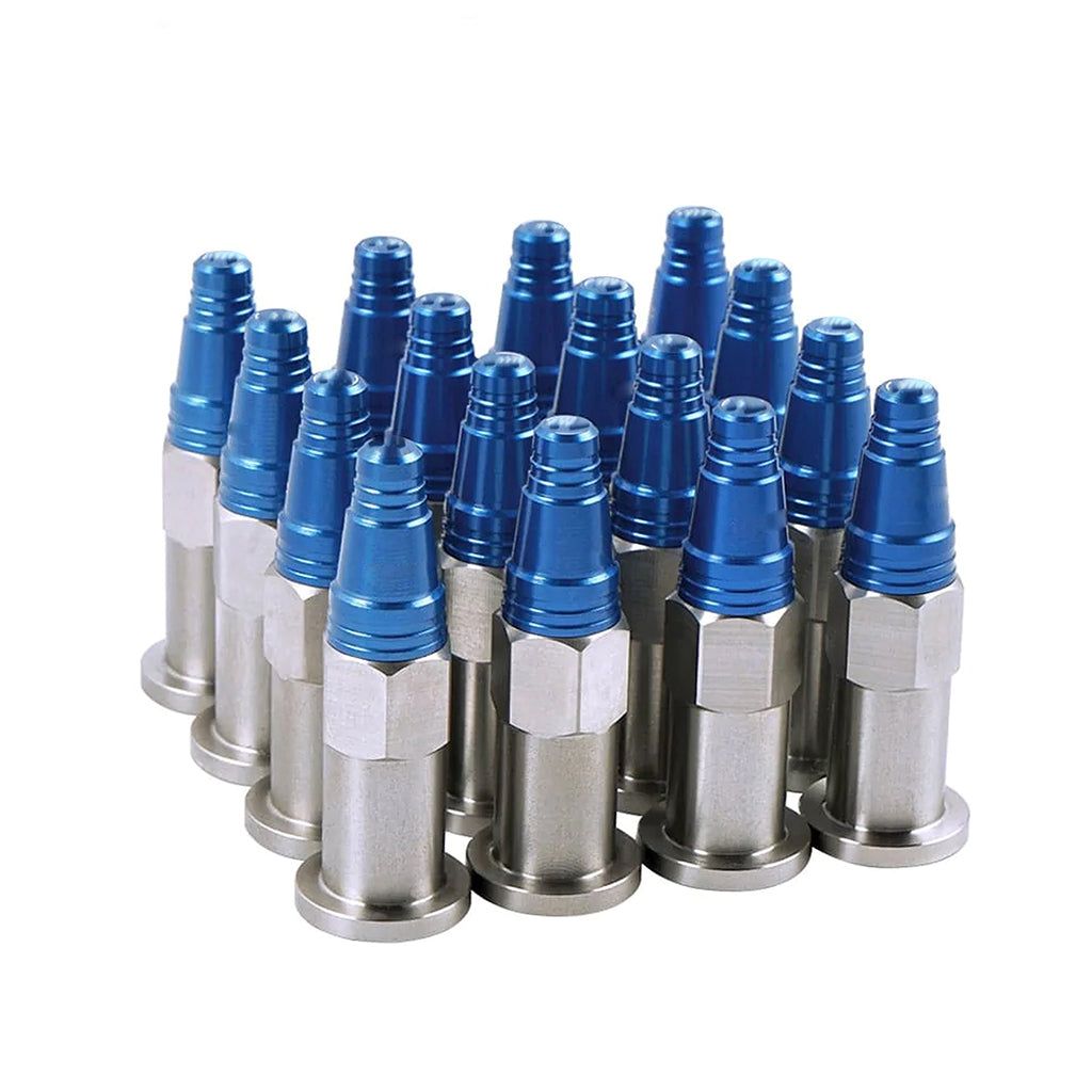 Aluminum Wheel Lug Nuts- Blue