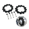 ATV Dual Sprocket Guard For Yamaha Raptor 700 YFM700R 2012-20 Black, Blue & Red_1