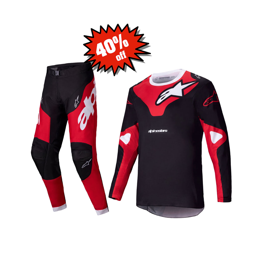 Alpinestars GP Plus V4 Sprint Red White Leather Racing Suit - 872394