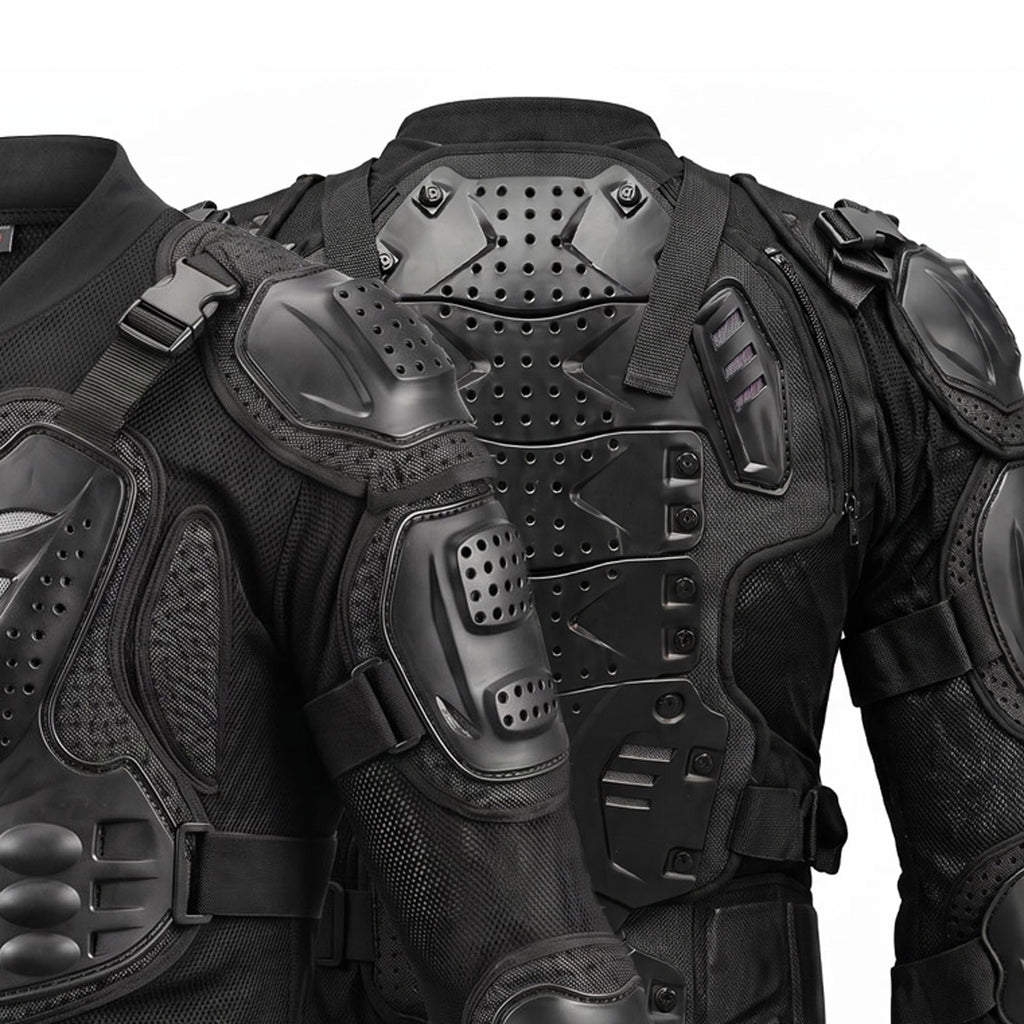 VEMAR S-161 Motorcycle Body Armor Chest & Back Protector Black_3