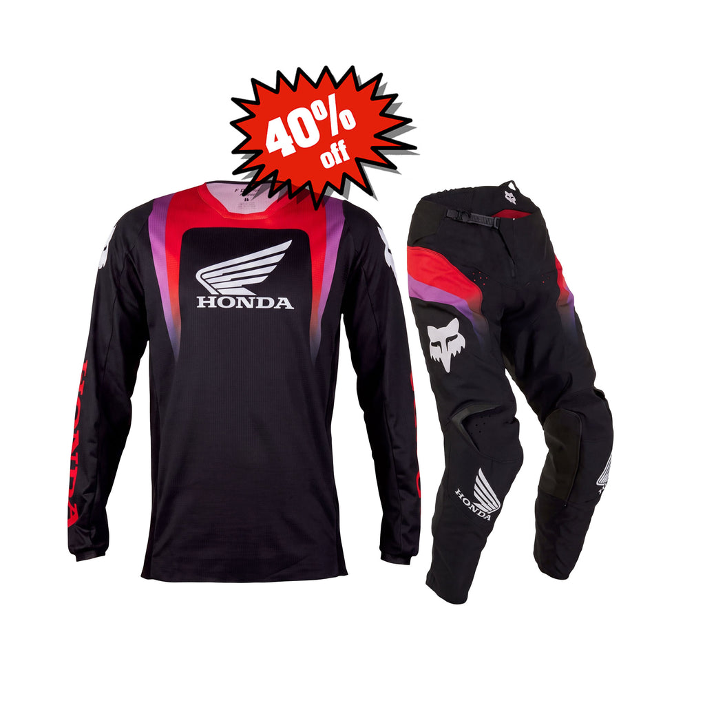 HONDA CH Motorcycle Racing Leather Riding Suit - 872385
