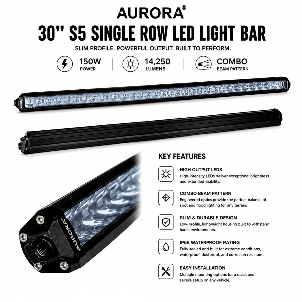 AURORA 30 Inch 150W Motorcycle LED Light Bar_2