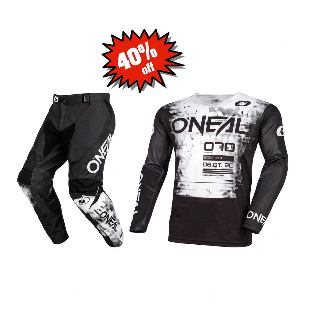ONEAL CH-24 Motorcycle Motocross Jersey & Pants Riding Gear Suit - 872366