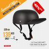 Checkout Surprise: Open Face Baseball Cap Style Motorcycle Half Helmet for Men & Women - 835636