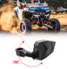 Pair of UTV Side Adjustable/Foldable Rearview Mirror Black_7