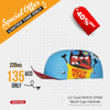 Checkout Surprise: ROCK STAR Skull Retro Half Shell Open Face Motorcycle Cap Helmet - 835631