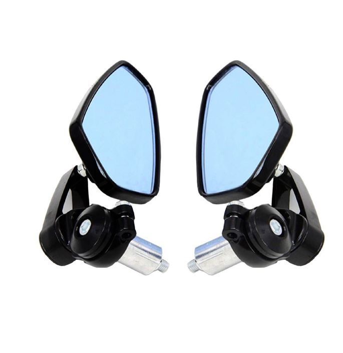 Motorcycle Handle Bar Aluminum Rear View Mirror_3