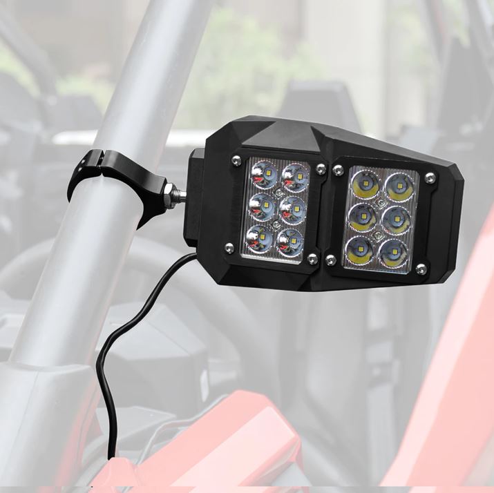 Pair of Universal Fit UTV Rear View Side Mirror For Polaris RZR XP1000 846050_6